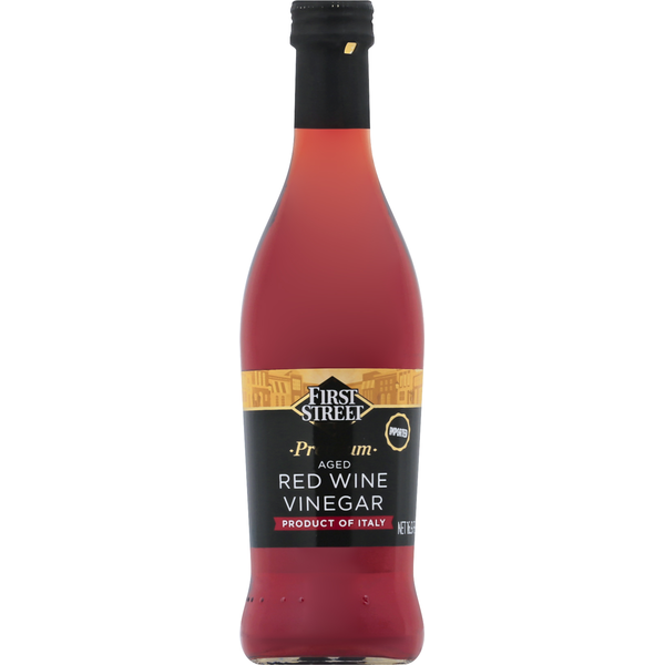 First Street Wine Vinegar, Red, Aged