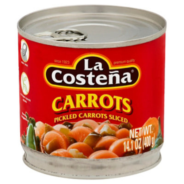 La Costeña Carrots, Pickled, Sliced