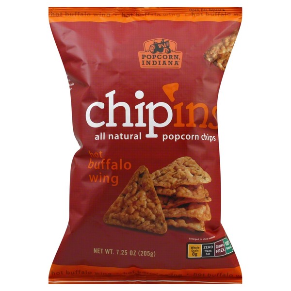 Popcorn, Indiana Popcorn Chips, Hot Buffalo Wing (7.25 oz) Instacart