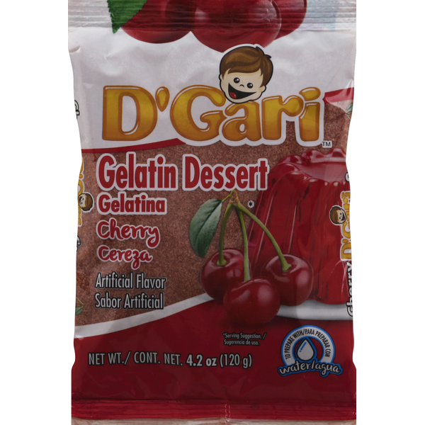 D'Gari Gelatin Dessert, Cherry