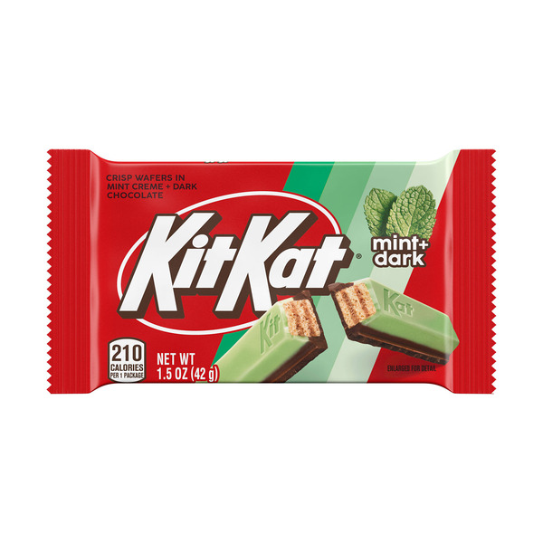 KIT KAT® DUOS Dark Chocolate Mint Wafer Candy Bar, 1.5 oz Same-Day