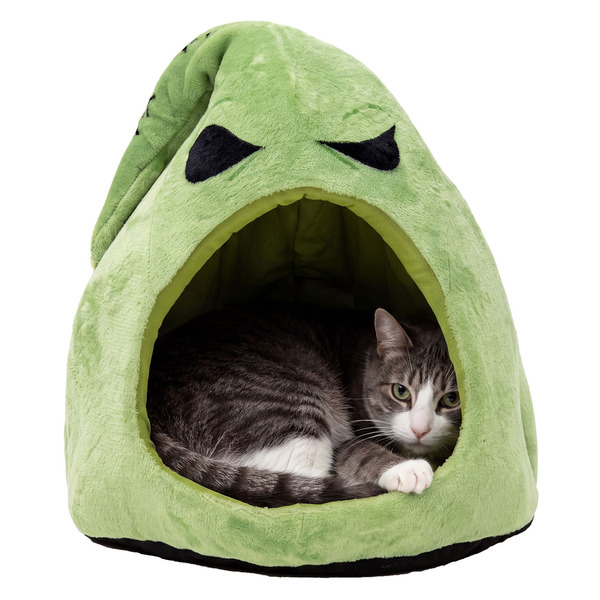 Disney The Nightmare Before Christmas Oogie Boogie Cat Hut Bed - Green