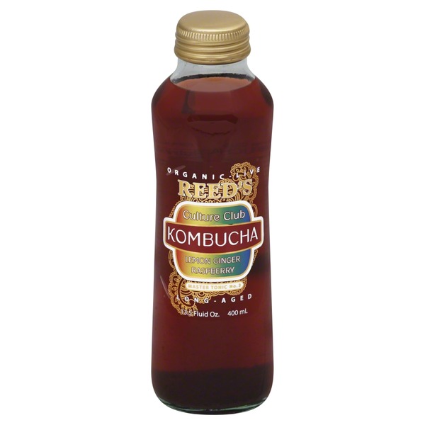 Reeds Kombucha, Lemon Ginger Raspberry