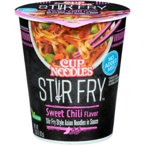 Nissin Asian Noodles in Sauce, Sweet Chili Flavor, Stir Fry Style