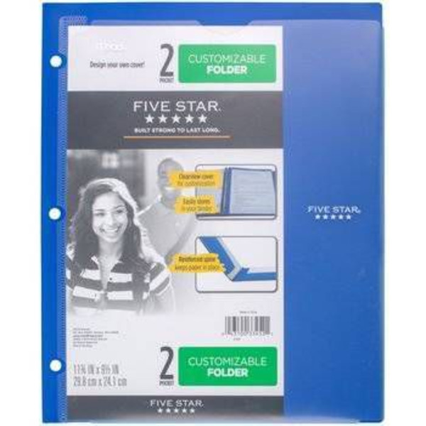 Haed Folder Target Target Mead Multicolor 2 Pocket Five Star Plastic Folder Same-Day ...