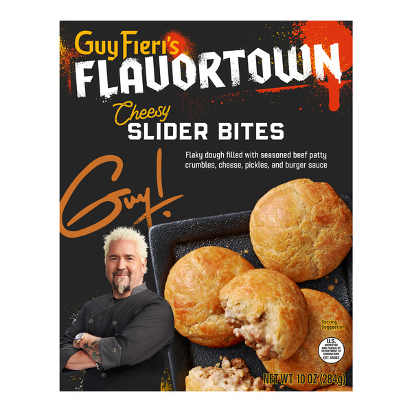 Guy Fieri's Flavortown Cheesy Slider Bites