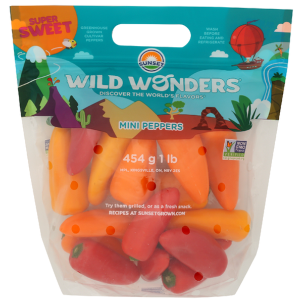 Sunset Mini Sweet Peppers Bag