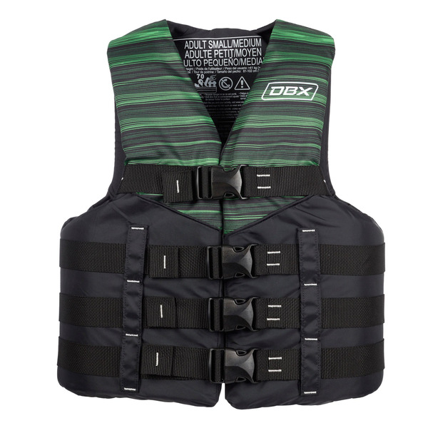 DBX Men's Graphic Nylon Life Vest, L/XL - Green