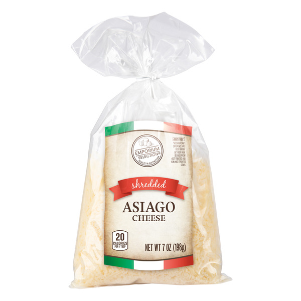 ALDI Emporium Selection Shredded Parmesan or Asiago Cheese SameDay