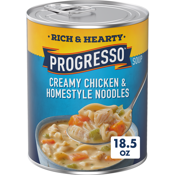 Progresso Rich and Hearty Creamy Chicken and Homestyle Noodles Soup
