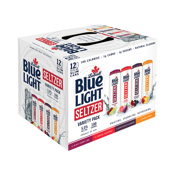 Labatt Blue Blue Light Seltzer Variety Pack Same-Day Delivery or