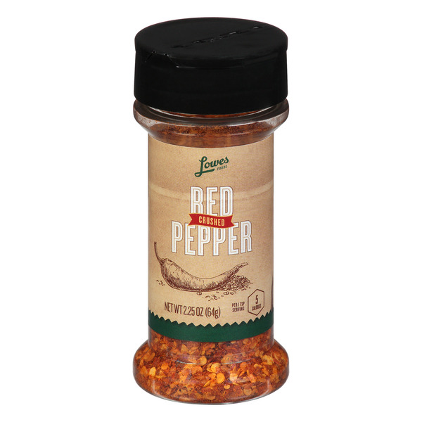 Lowes Foods Red Pepper, Crushed