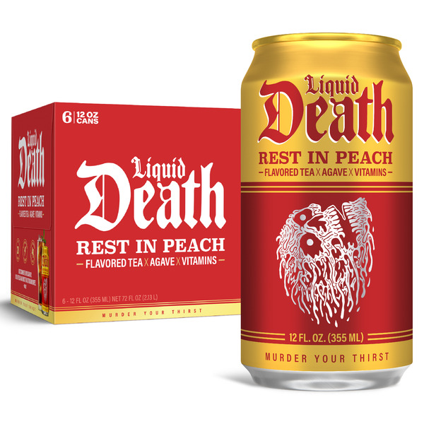 Liquid Death Rest in Peach Iced Tea Same-Day Delivery or Pickup