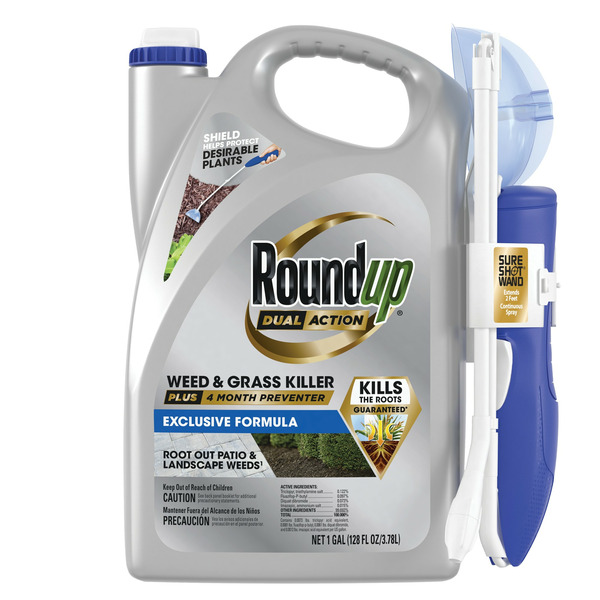 Roundup Dual Action Plus 4 Month Preventer 1 -Gallon Ready to Use Weed and Grass Killer