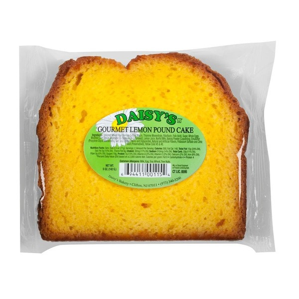 Daisy's Bakery - Individually Wrapped Lemon Pound Cake - 12 Ct