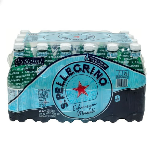 San Pellegrino - Sparkling Natural Mineral Water - 24/16.9 oz
