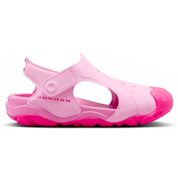 Jordan Girls' Preschool OTDR Sandals, Size 1 - Pink Rise/Black