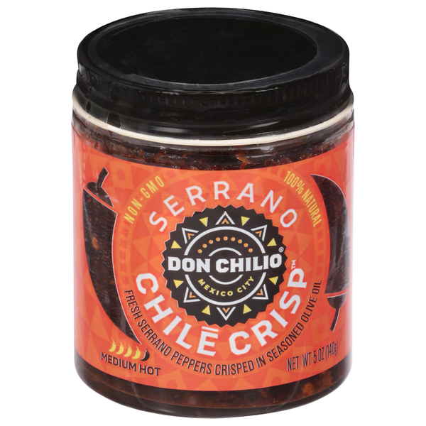 Don Chilio Chile Crisp, Serrano, Medium Hot