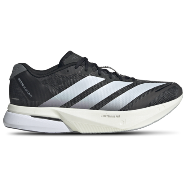 adidas Men's Boston 13 Running Shoes, Size 9.5 - Black/White/Grey