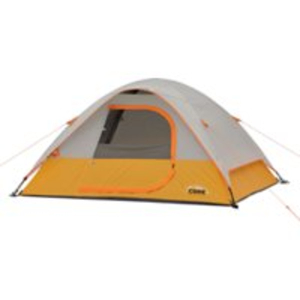 CORE Gray/Orange 4 Persons Dome Tent