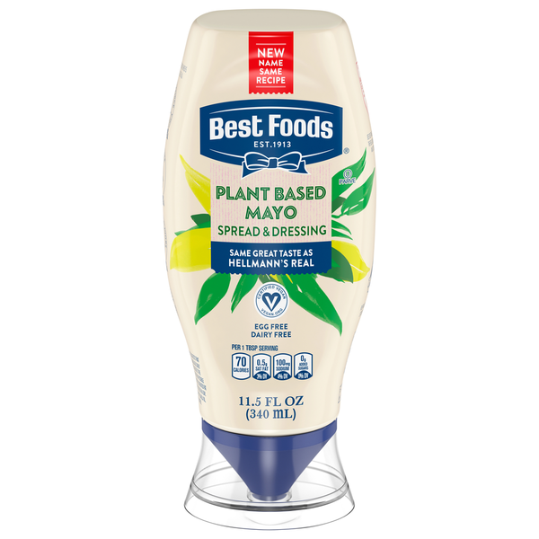 Best Foods Spread & Dressing, Plant Based Mayo