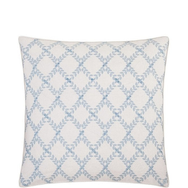Rose Tree Dominica Diamond Lattice Patterned Euro Sham