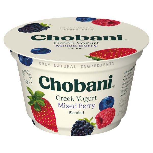 Chobani Reduced Fat Greek Mixed Berry Blended Yogurt