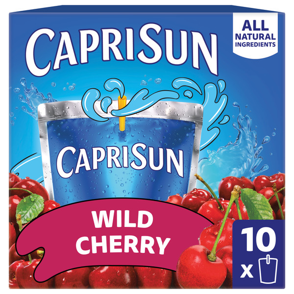 Capri Sun Wild Cherry Naturally Flavored Juice Drink Blend