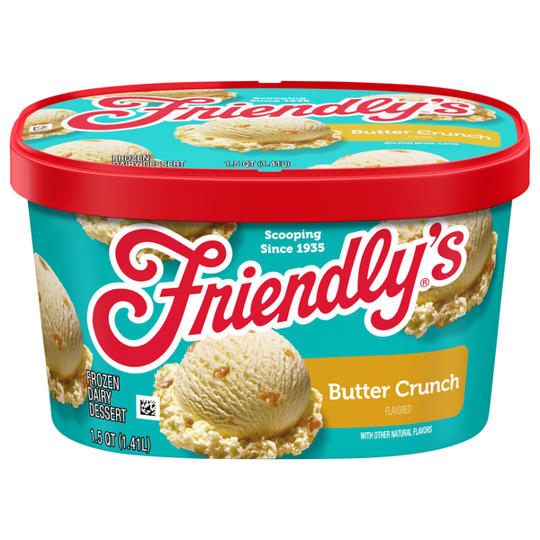 Friendly's Butter Crunch Frozen Dairy Dessert Same-Day Delivery or
