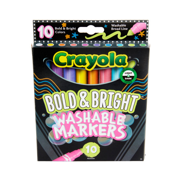 Office Depot OfficeMax Crayola Broad Line Washable Markers Same