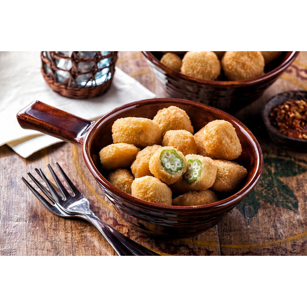 Frozen Big C - Breaded Okra - 6 lb Box