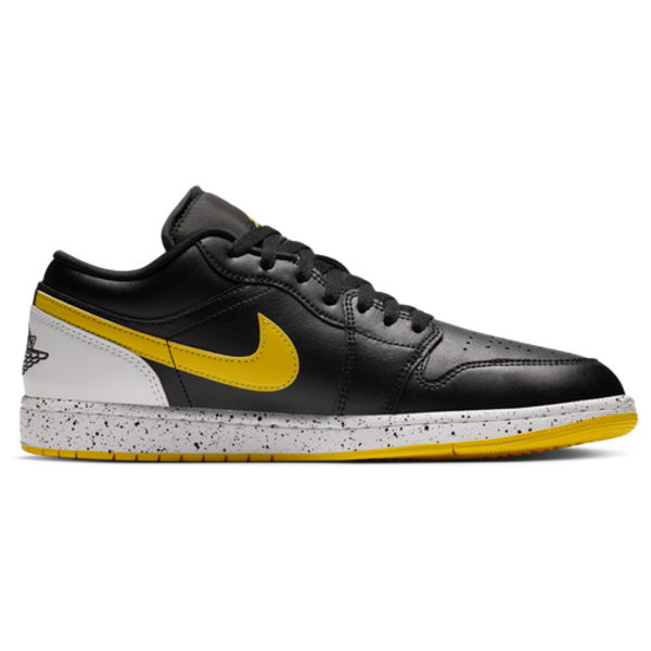 Nike Men's Air 1 Low SE Shoes, Size 10 - Black/Tour Yellow/White