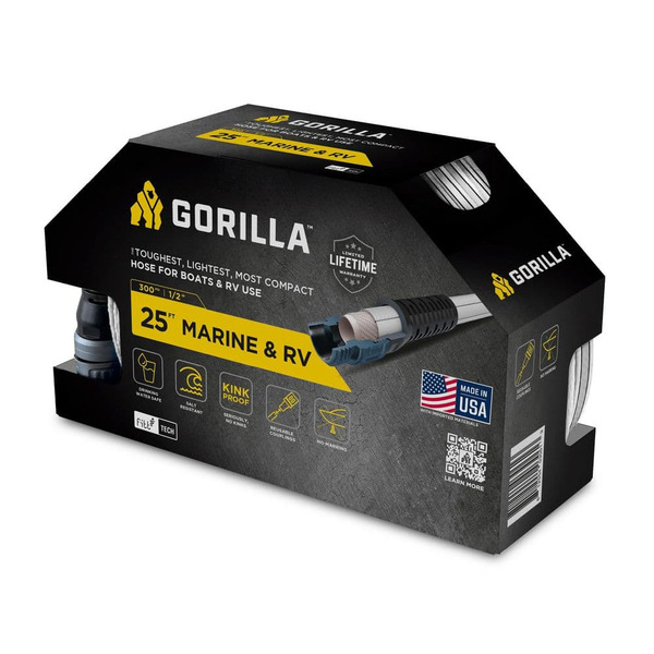 Gorilla 1/2 In. X 25 Ft. Marine And Rv Hose