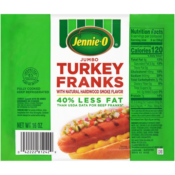 JennieO Jumbo Turkey Franks (16 oz) Instacart