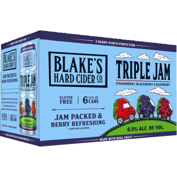 Blake's Hard Cider Co Triple Jam Hard Cider 6 Pack Cans