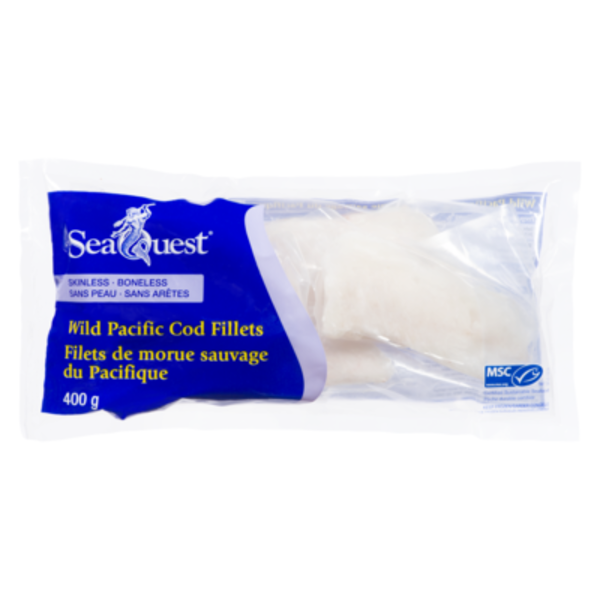 Club Entrepôt Seaquest Frozen Pacific Skinless Boneless Cod Fillets ...