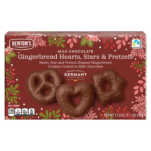 Benton's Milk Chocolate Covered Gingerbread Cookies Same-Day