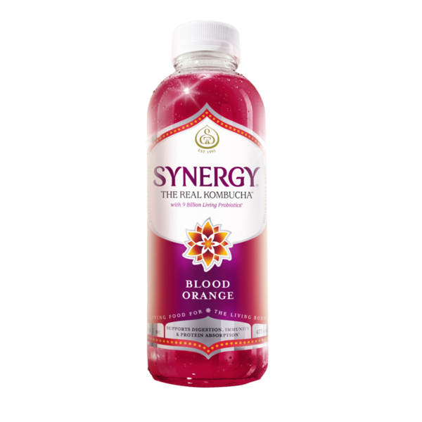 Synergy The Real Kombucha, GT's Living Foods Blood Orange Kombucha