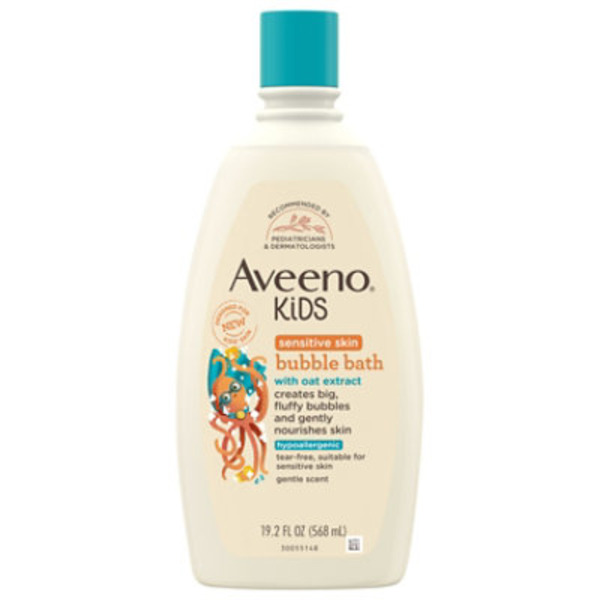 Aveeno Sensitive Skin Kids Bubble Bath Gentle