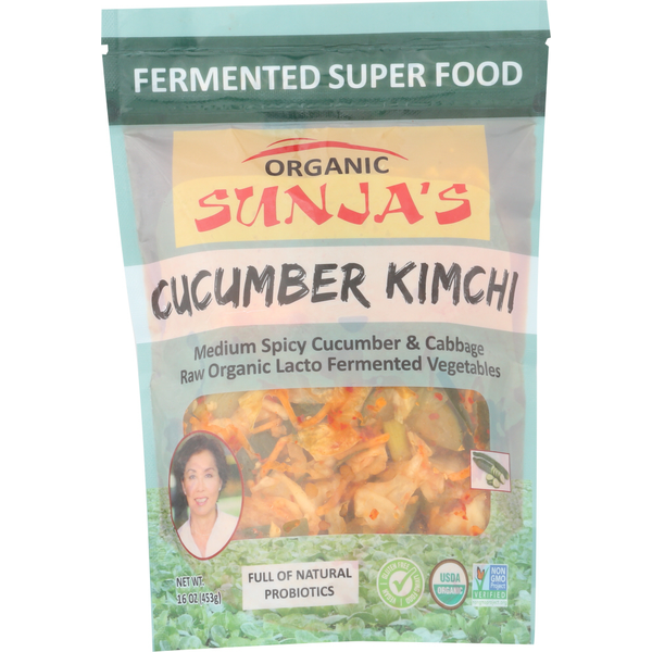 Sunja's Organic Cucumber Kimchi Organic Kimchi Same-Day Delivery