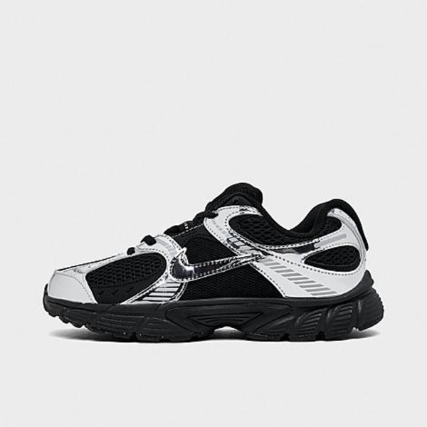 Nike Big Kids' V5 RNR Casual Shoes, Size 7 - Black/Metallic Silver