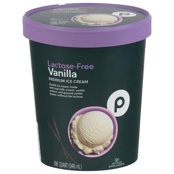 Publix Ice Cream, Premium, Lactose-Free, Vanilla Same-Day Delivery