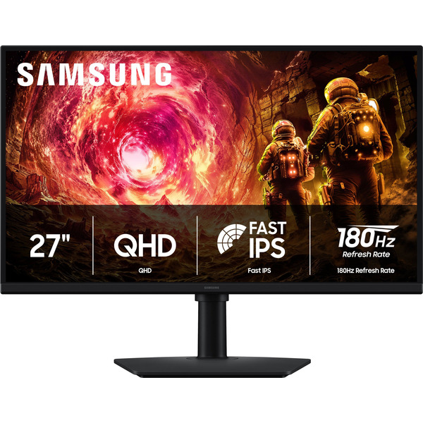 Samsung Odyssey G5 (G50F) QHD 180 Hz 1 ms Fast IPS G-Sync & FreeSync Compatible Gaming Monitor - Black