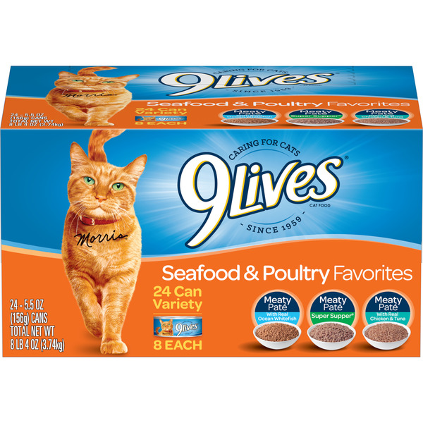 9Lives Seafood and Poultry Favorites Variety Pack Same-Day