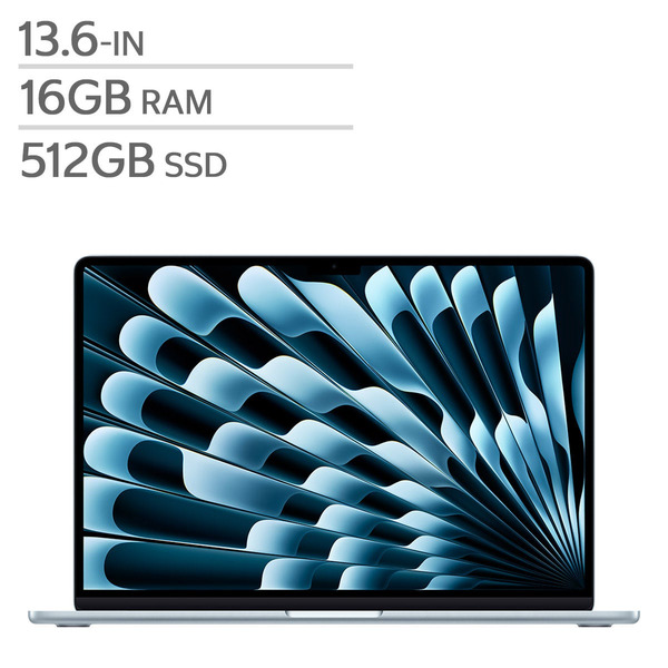 Apple MacBook Air Laptop, Apple M5 Chip, 16 GB RAM, 512 GB SSD - Sky Blue (French)