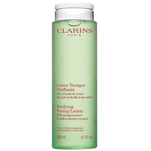 Clarins Purifying Toning Refillable Lotion with Meadowsweet for Combination to Oily Skin
