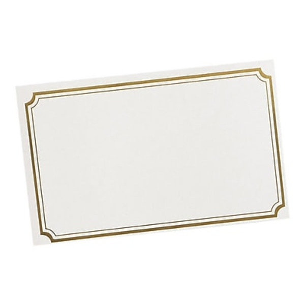 Gartner Studios Gold & White Foil Blank Award Certificate