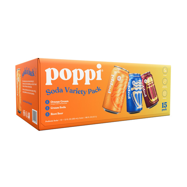 poppi Prebiotic Soda Cream Variety Pack Same-Day Delivery | Sam's Club