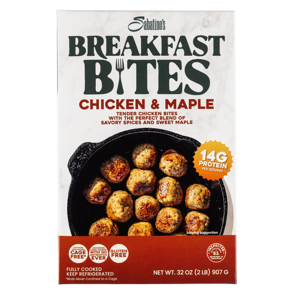 Sabatino's Chicken & Maple Breakfast Bites, 32 oz