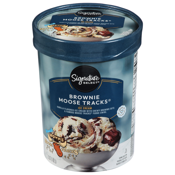 Signature SELECT Ice Cream, Brownie Moose Tracks